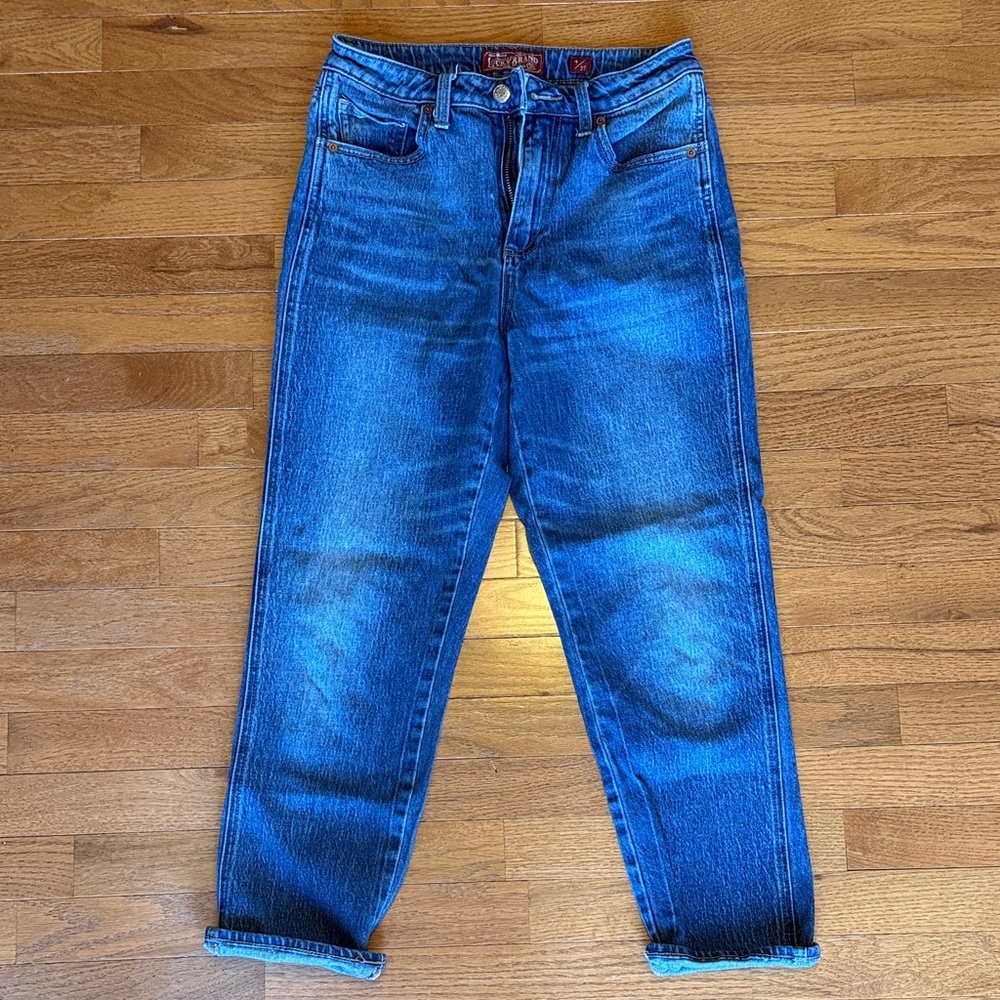 Lucky Brand High Rise Tomboy Capri Jean